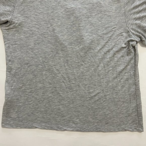 Melissa Masse sequin cat patch gray short sleeve T-shirt Women 2X Made in USA - Picture 9 of 10